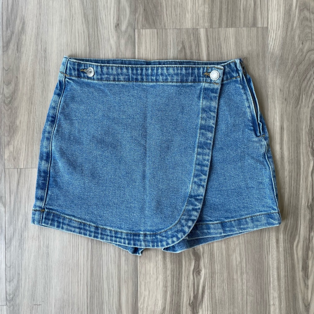 Wild Fable Denim Wrap Skort